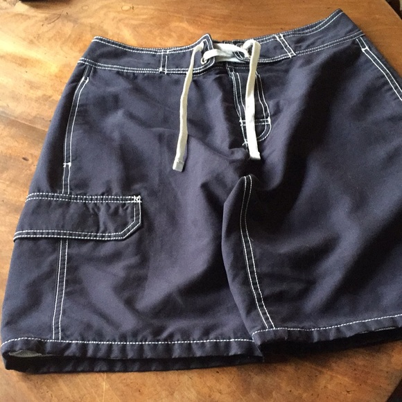Gap Board Shorts Navy with white stitching - Picture 6 of 13